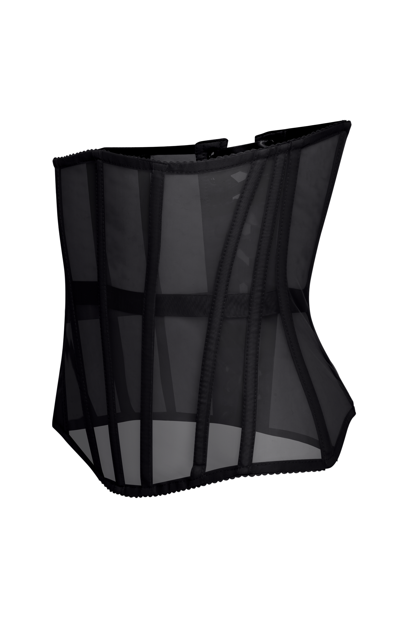 Black Mesh Underbust Corset Belt