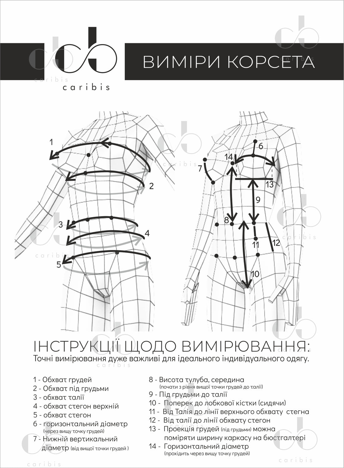 How to Order a Corset by Individual Parameters