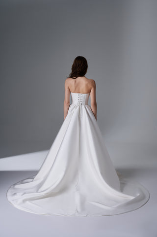 Wedding Set – Strapless Embroidered Corset with Long Skirt