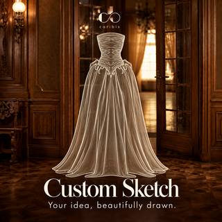 Custom fashion sketch example