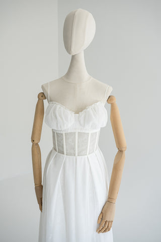 Original product photo — Maternity Lace Corset Wedding Dress with Pleated Skirt