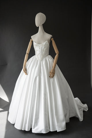 Original product photo — Beaded Mikado Bridal Corset & Structured Skirt Set