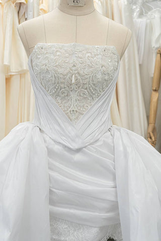 Original product photo — Embroidered Taffeta Bridal Corset & Mini Skirt Set