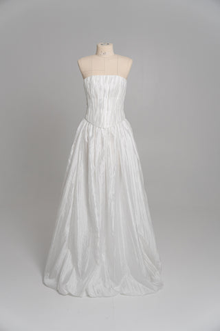 Original product photo — Strapless Crushed-Taffeta Bridal Corset & Full Skirt Set
