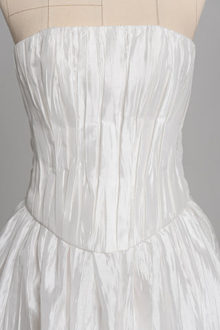 Original product photo — Strapless Crushed-Taffeta Bridal Corset & Full Skirt Set