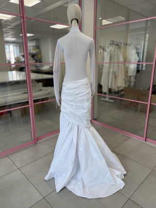 Original product photo — Maternity High-Neck Draped Mermaid Wedding Dress
