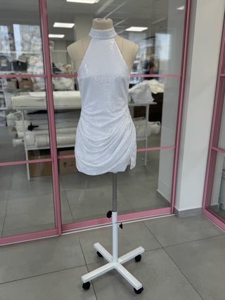 Original product photo — Maternity Open-Back Sequin Bridal Mini Dress