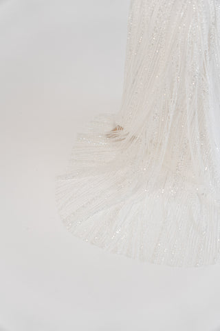 Original product photo — Beaded Lace Wedding Dress with Delicate Straps