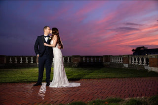 Original product photo — Beaded Lace Wedding Dress with Delicate Straps