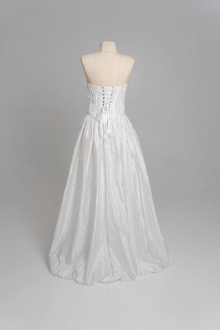 Original product photograph — Strapless Crushed-Taffeta Bridal Corset & Full Skirt Set